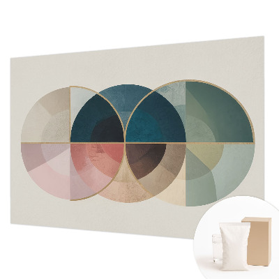 Fototapeta s tiskom z geometričnim motivom