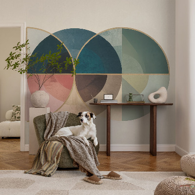 Fototapeta s tiskom z geometričnim motivom