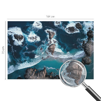 Netkana fototapeta z motivom oceanskega vala