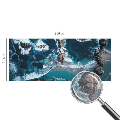 Netkana fototapeta Oceanski valovi