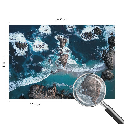Netkana fototapeta Oceanski valovi