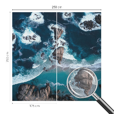 Netkana fototapeta z motivom oceanskega vala