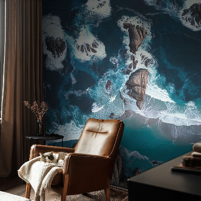 Netkana fototapeta z motivom oceanskega vala