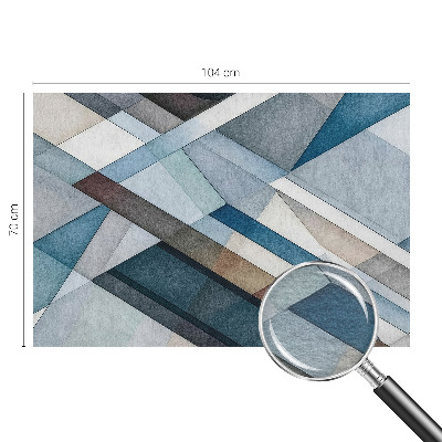 Flis fototapeta z abstraktno geometrijo