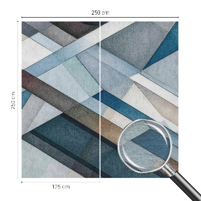 Flis fototapeta z abstraktno geometrijo