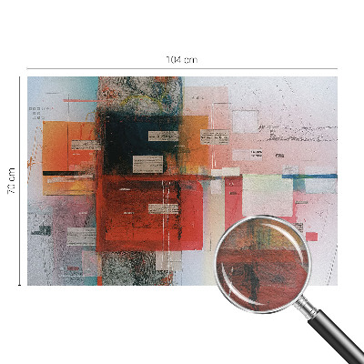Stenska fototapeta flis z abstraktno kompozicijo