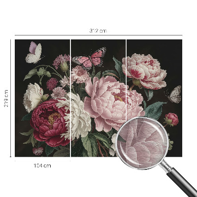 Tiskana fototapeta flis Potonike in metulji