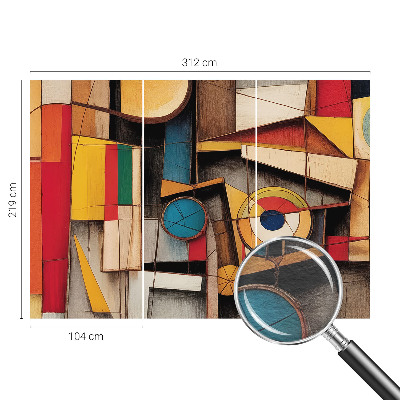 Fototapeta po meri z geometrijskimi vzorci po meri