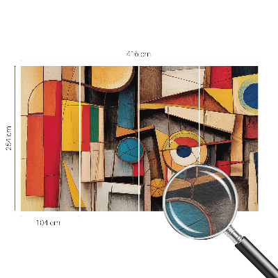 Fototapeta po meri z geometrijskimi vzorci po meri