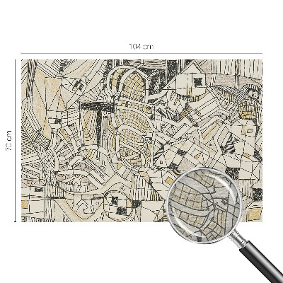 Fototapeta za dnevno sobo Geometrijska abstrakcija