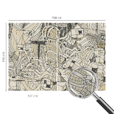 Fototapeta za dnevno sobo Geometrijska abstrakcija