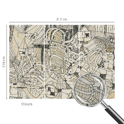 Fototapeta za dnevno sobo Geometrijska abstrakcija