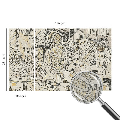 Fototapeta za dnevno sobo Geometrijska abstrakcija