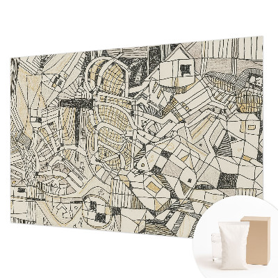 Fototapeta za dnevno sobo Geometrijska abstrakcija