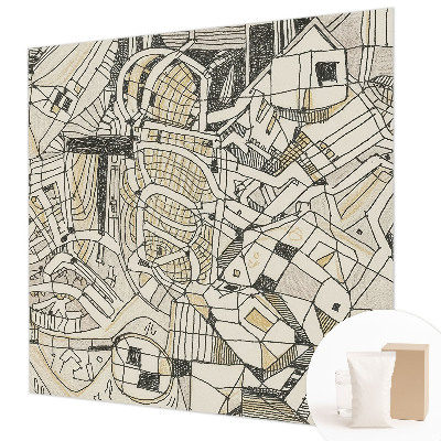 Fototapeta za dnevno sobo Geometrijska abstrakcija