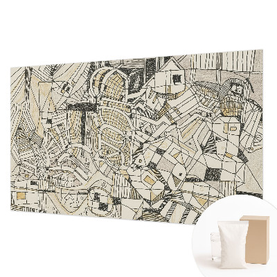 Fototapeta za dnevno sobo Geometrijska abstrakcija