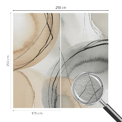 Fototapeta za steno z geometrijskim motivom za ustvarjanje harmoničnega videza