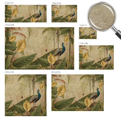 Flis fototapeta za otroško sobo Eksotična ptica