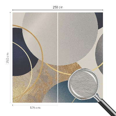 Visokokakovostna fototapeta z vzorcem ustvarjalnih krogov
