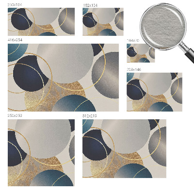 Visokokakovostna fototapeta Ustvarjalni krogi