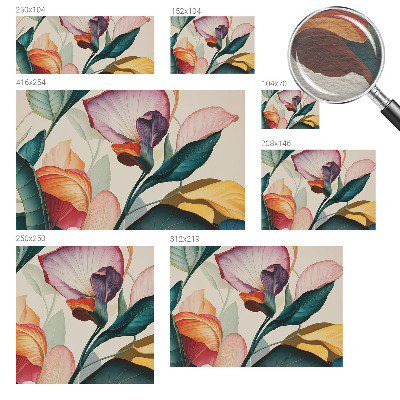 Dekorativna fototapeta Barvite rože