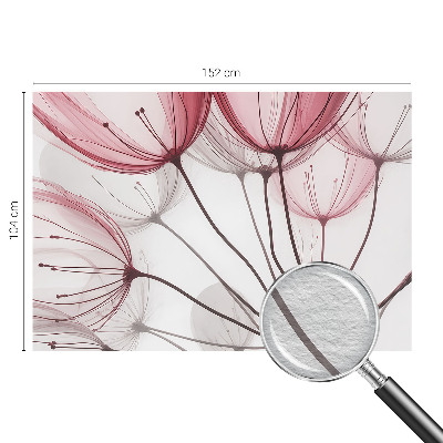 Fototapeta za steno Cvetlične silhuete