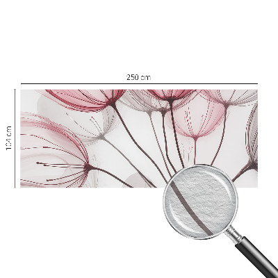 Fototapeta za steno Cvetlične silhuete