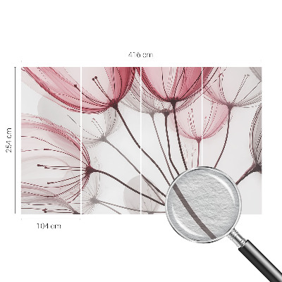 Fototapeta za steno Cvetlične silhuete