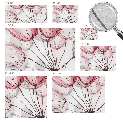 Fototapeta za steno Cvetlične silhuete