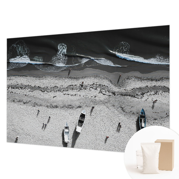 Netkana fototapeta z motivom mirne plaže