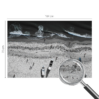 Netkana fototapeta z motivom mirne plaže