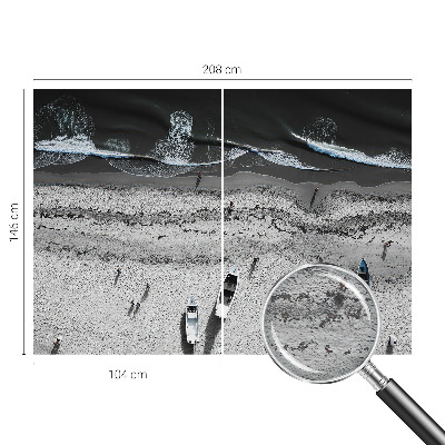 Netkana fototapeta Mir na plaži