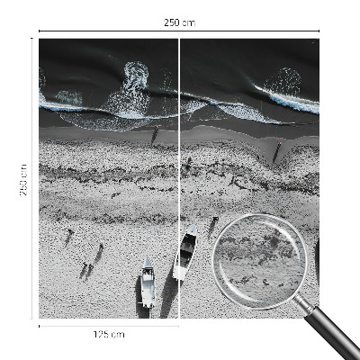 Netkana fototapeta z motivom mirne plaže