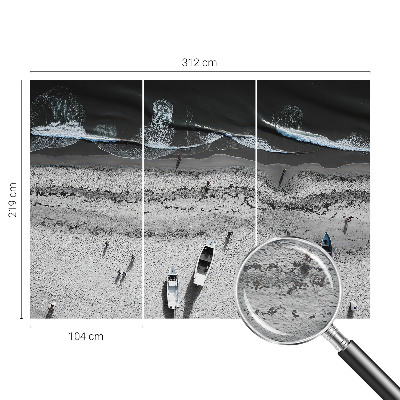 Netkana fototapeta Mir na plaži
