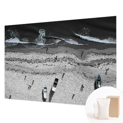 Netkana fototapeta z motivom mirne plaže
