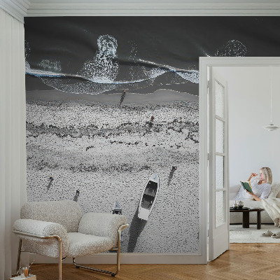 Netkana fototapeta z motivom mirne plaže