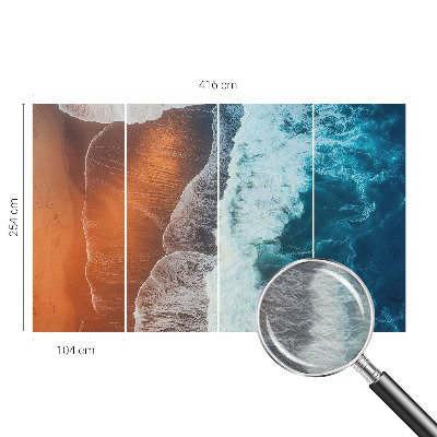 Stenska fototapeta flis Morska simbioza