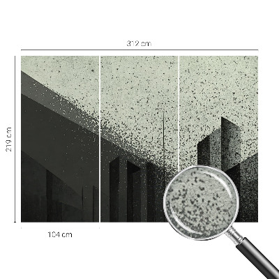 Fototapeta za steno z motivom geometrije mesta