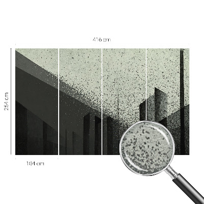 Fototapeta za steno z motivom geometrije mesta