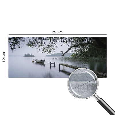 Fototapeta za spalnico z motivom mirnega jezera