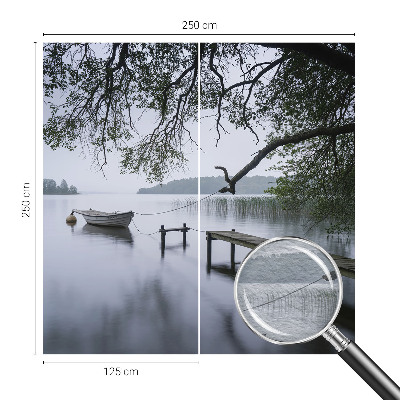Fototapeta za spalnico z motivom mirnega jezera
