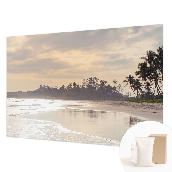 Fototapeta za dnevno sobo z motivom jutra na plaži