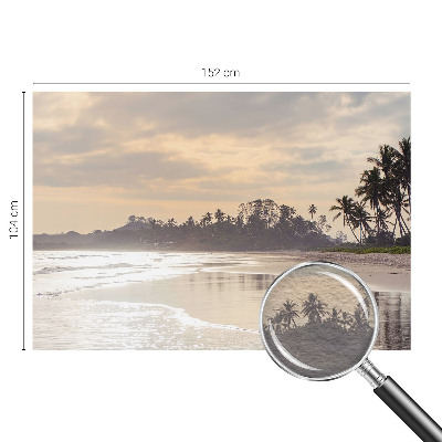 Fototapeta za dnevno sobo z motivom jutra na plaži