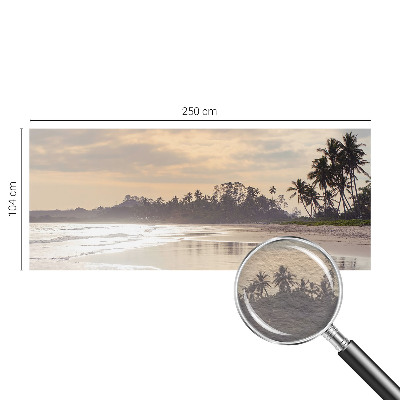 Fototapeta za dnevno sobo z motivom jutra na plaži