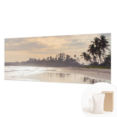 Fototapeta za dnevno sobo z motivom jutra na plaži