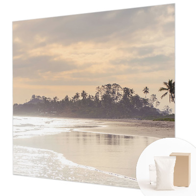 Fototapeta za dnevno sobo z motivom jutra na plaži