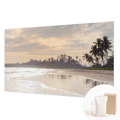 Fototapeta za dnevno sobo z motivom jutra na plaži