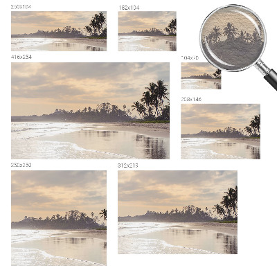 Fototapeta za dnevno sobo Jutro na plaži