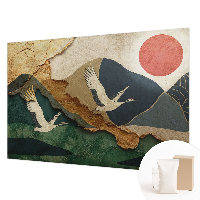 Flis fototapeta za otroško sobo Žerjavi vzhoda