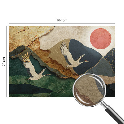 Flis fototapeta za otroško sobo Žerjavi vzhoda